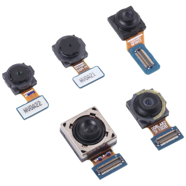 Pour Samsung Galaxy A42 5G SM-A426 ensemble de caméra d'origine (profondeur + Macro + large + caméra principale + caméra frontale)