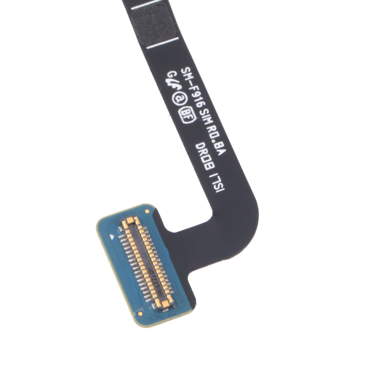 Pour Samsung Galaxy Z Fold2 5G SM-F916 prise de support de carte SIM d'origine avec câble flexible