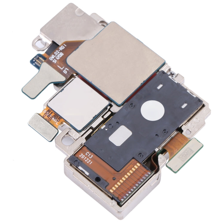 Pour Samsung Galaxy S21 Ultra 5G SM-G998B ensemble de caméra d'origine (téléobjectif + profondeur + grand angle + caméra principale)