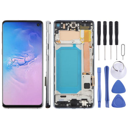 Écran LCD TFT pour Samsung Galaxy S10 SM-G973, assemblage complet avec cadre, ne prenant pas en charge l'identification par empreinte digitale, For Samsung Galaxy S10 4G SM-G973F 6.05 inch(Not Fingerprint), For Samsung Galaxy S10 (TFT)