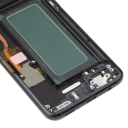 Écran LCD OLED pour Samsung Galaxy S8 SM-G950 numériseur assemblage complet avec cadre