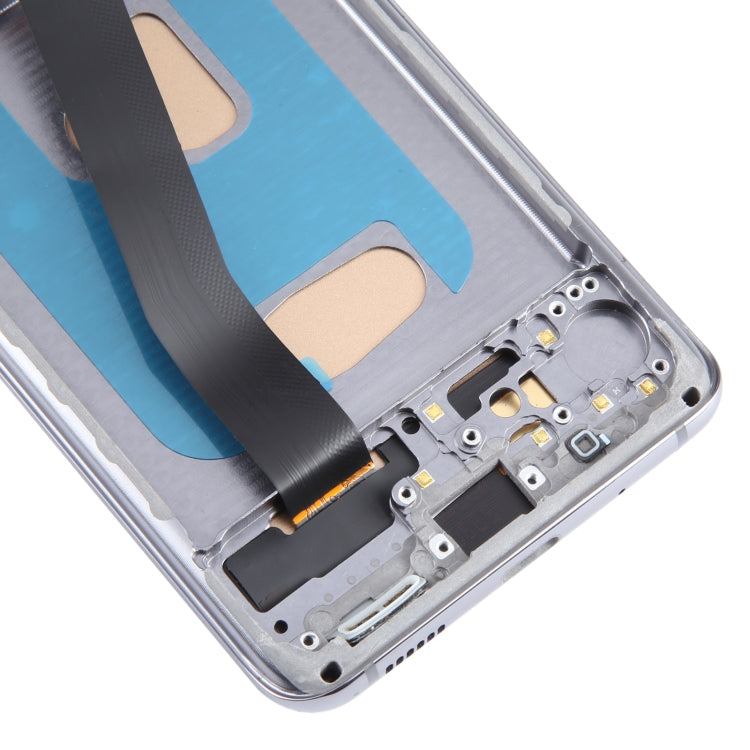 Écran LCD TFT pour Samsung Galaxy S20 SM-G980, assemblage complet avec cadre, ne prenant pas en charge l'identification par empreinte digitale