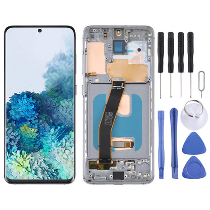 Écran LCD OLED pour Samsung Galaxy S20 SM-G980, assemblage complet avec cadre