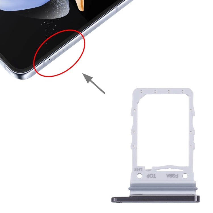 Pour Samsung Galaxy Z Flip4 SM-F721B Plateau de carte SIM d'origine
