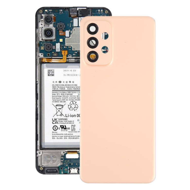 Pour Samsung Galaxy A23 5G SM-A236A Couvercle arrière de batterie d'origine avec couvercle d'objectif d'appareil photo