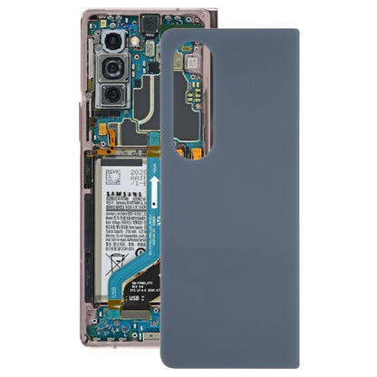 Pour Samsung Galaxy Z Fold4 SM-F936B Couvercle arrière de la batterie avec couvercle d'objectif d'appareil photo, For Samsung Galaxy Z Fold4