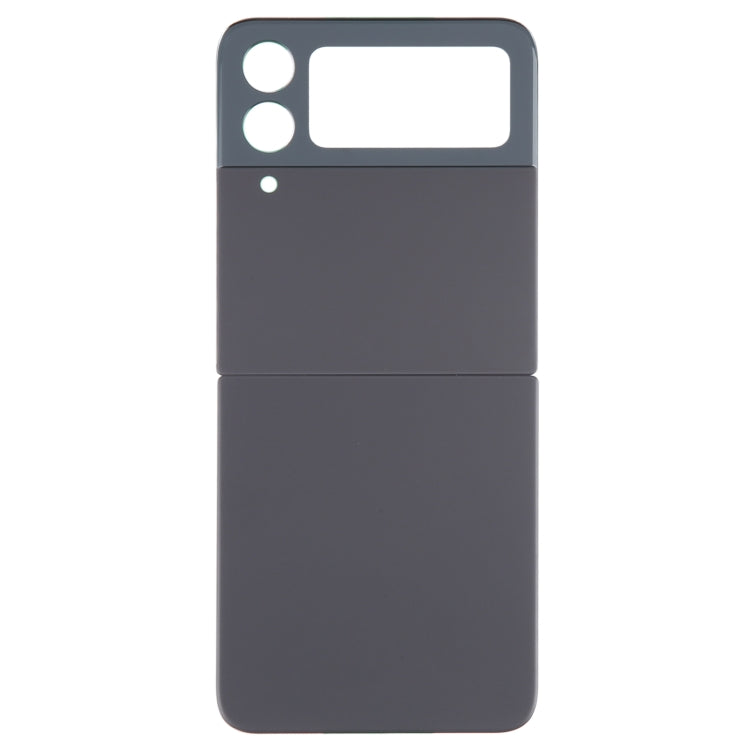 Pour Samsung Galaxy Z Flip4 SM-F721B Couvercle arrière de la batterie avec couvercle d'objectif d'appareil photo