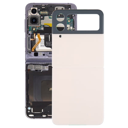Pour Samsung Galaxy Z Flip4 SM-F721B Couvercle arrière de la batterie avec couvercle d'objectif d'appareil photo