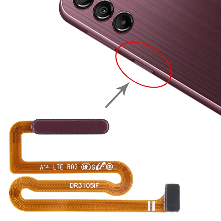 Pour Samsung Galaxy A14 SM-A145F Câble flexible de capteur d'empreintes digitales d'origine