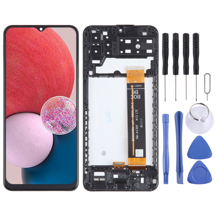 Écran LCD OEM pour Samsung Galaxy A13 4G SM-A135 Assemblage complet du numériseur avec cadre