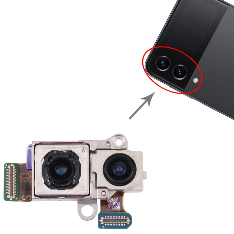 Pour Samsung Galaxy Z Flip4 SM-F721 Original large + caméra arrière principale