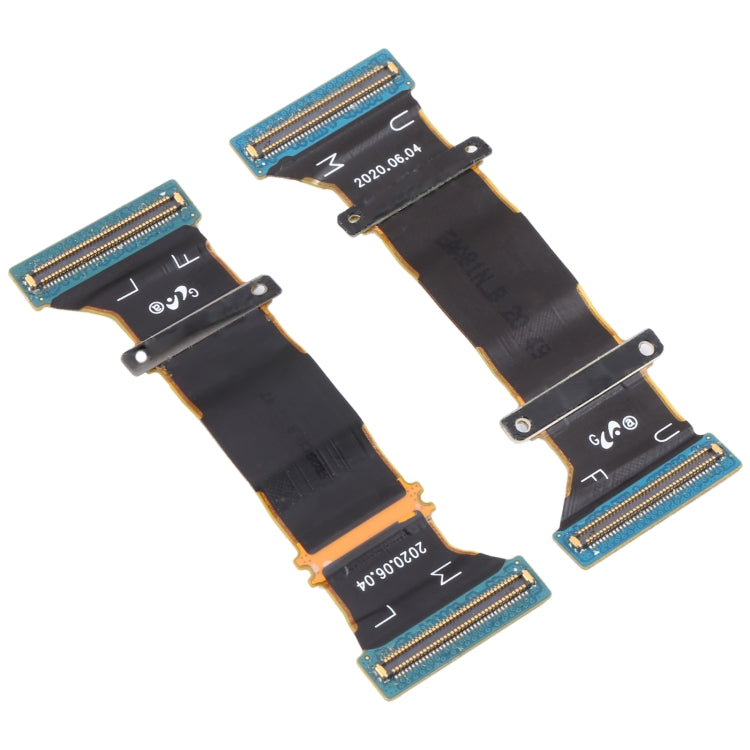 Pour Samsung Galaxy Z Fold2 5G SM-F916 1 paire de câbles flexibles d'axe de rotation d'origine
