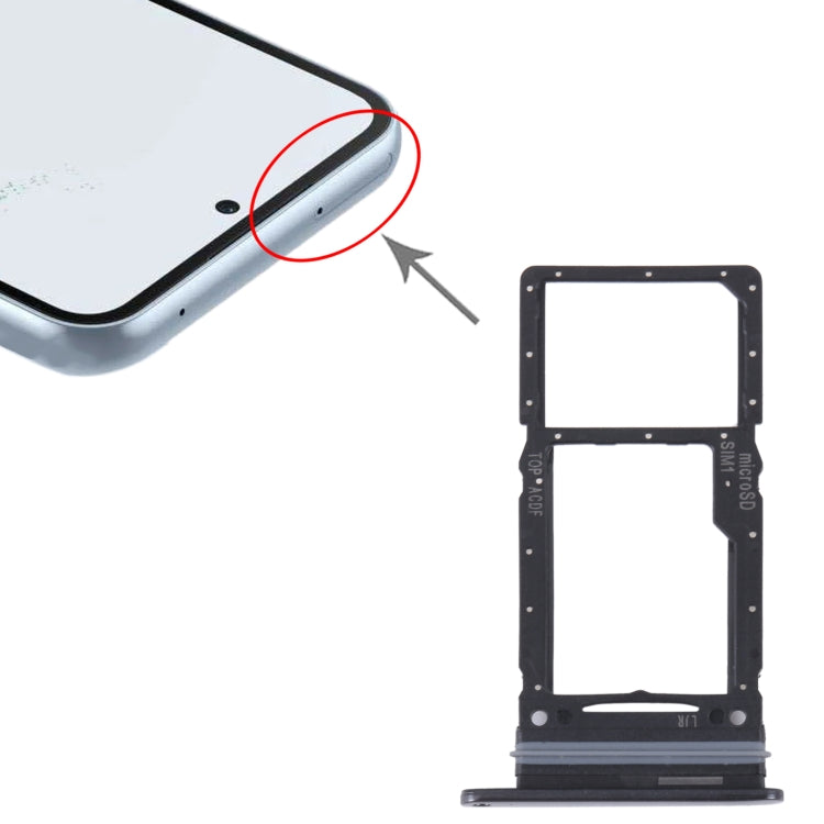 Pour Samsung Galaxy A34 SM-A346 plateau de carte SIM d'origine + plateau de carte SIM/Micro SD