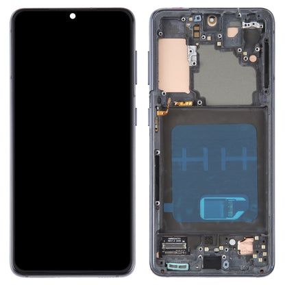 Écran LCD matériel OLED pour Samsung Galaxy S21 5G SM-G991B numériseur assemblage complet avec cadre