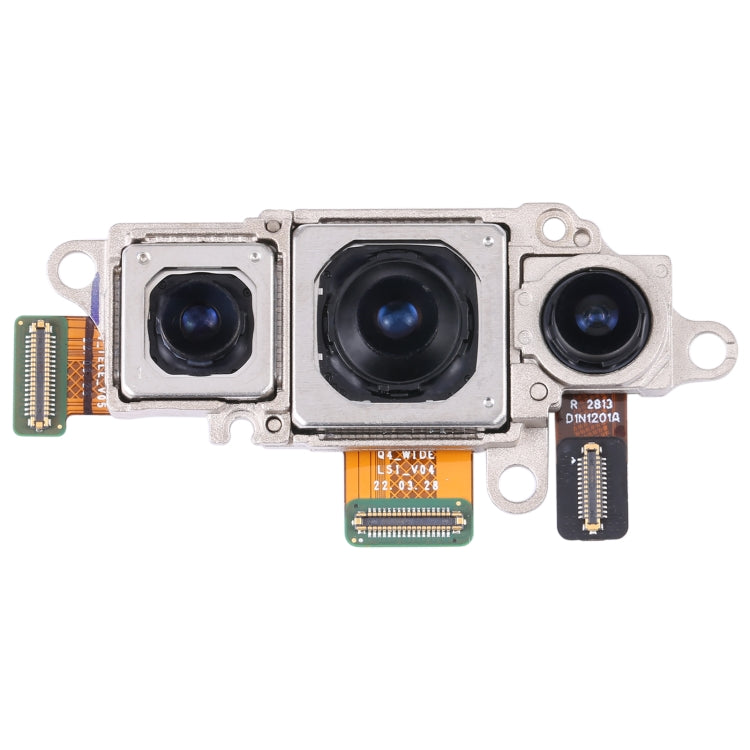 Pour Samsung Galaxy Z Fold4 SM-F936 ensemble d'appareil photo d'origine (téléobjectif + grand angle + appareil photo principal)