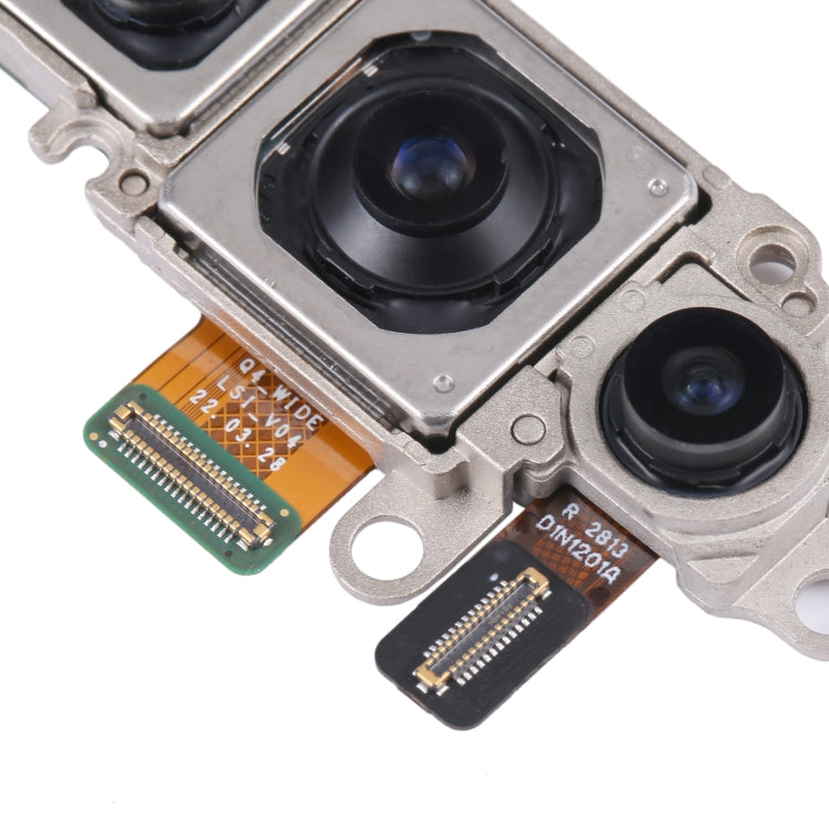 Pour Samsung Galaxy Z Fold4 SM-F936 ensemble d'appareil photo d'origine (téléobjectif + grand angle + appareil photo principal)