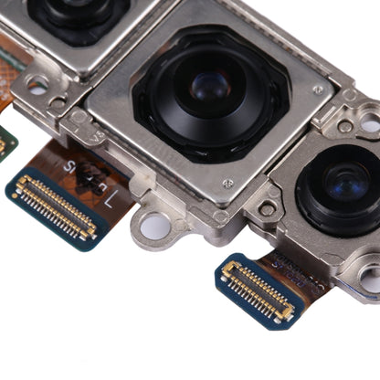 Pour Samsung Galaxy S22 + 5G SM-S906B ensemble de caméra d'origine (téléobjectif + grand angle + caméra principale)