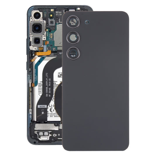 Couvercle arrière de batterie en verre OEM, avec couvercle d'objectif d'appareil photo, pour Samsung Galaxy S23 SM-S911B
