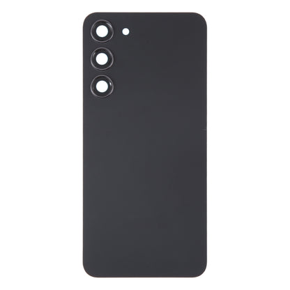 Couvercle arrière de batterie en verre OEM pour Samsung Galaxy S23 + SM-S916B, avec couvercle d'objectif d'appareil photo