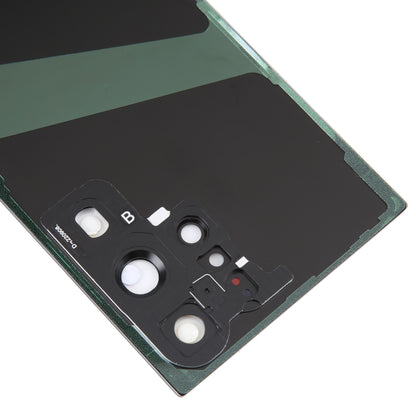 Couvercle arrière de batterie en verre avec couvercle d'objectif d'appareil photo, pour Samsung Galaxy S23 Ultra SM-S918