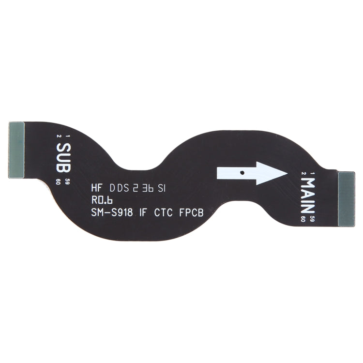 Connecteur de carte mère pour Samsung Galaxy S23 Ultra SM-S918B, câble flexible Original