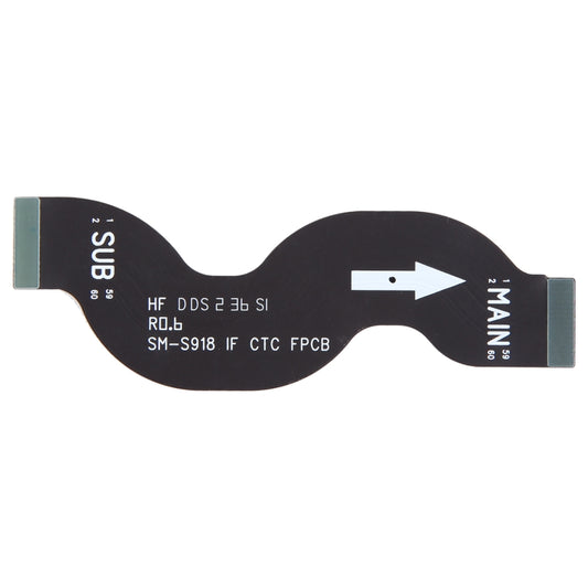 Connecteur de carte mère pour Samsung Galaxy S23 Ultra SM-S918B, câble flexible Original