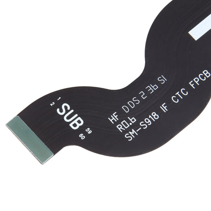 Connecteur de carte mère pour Samsung Galaxy S23 Ultra SM-S918B, câble flexible Original