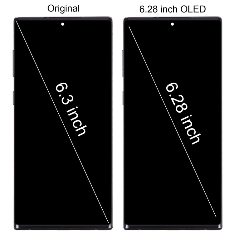 Écran LCD OLED pour Samsung Galaxy Note10 SM-N970F, assemblage complet avec cadre