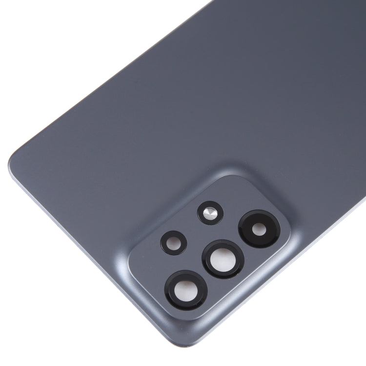 Pour Samsung Galaxy A73 5G SM-A736B Couvercle arrière de batterie d'origine avec couvercle d'objectif d'appareil photo