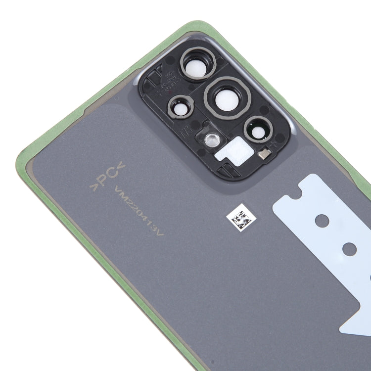 Pour Samsung Galaxy A73 5G SM-A736B Couvercle arrière de batterie d'origine avec couvercle d'objectif d'appareil photo