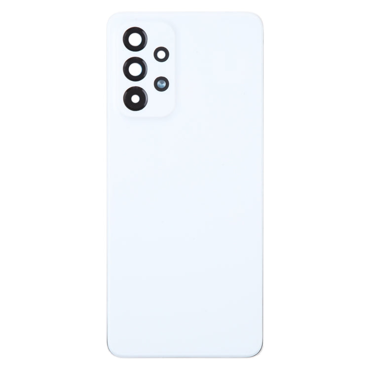 Pour Samsung Galaxy A33 5G SM-A336B Couvercle arrière de batterie d'origine avec couvercle d'objectif d'appareil photo