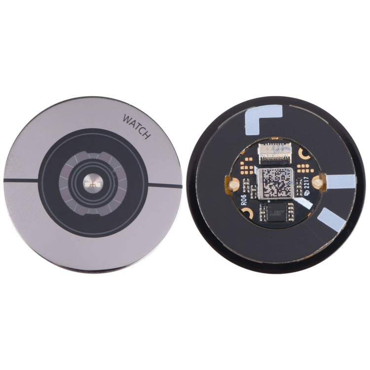 Pour Samsung Galaxy Watch4 Classic SM-R880 / R890 Coque arrière en verre d'origine avec fréquence cardiaque