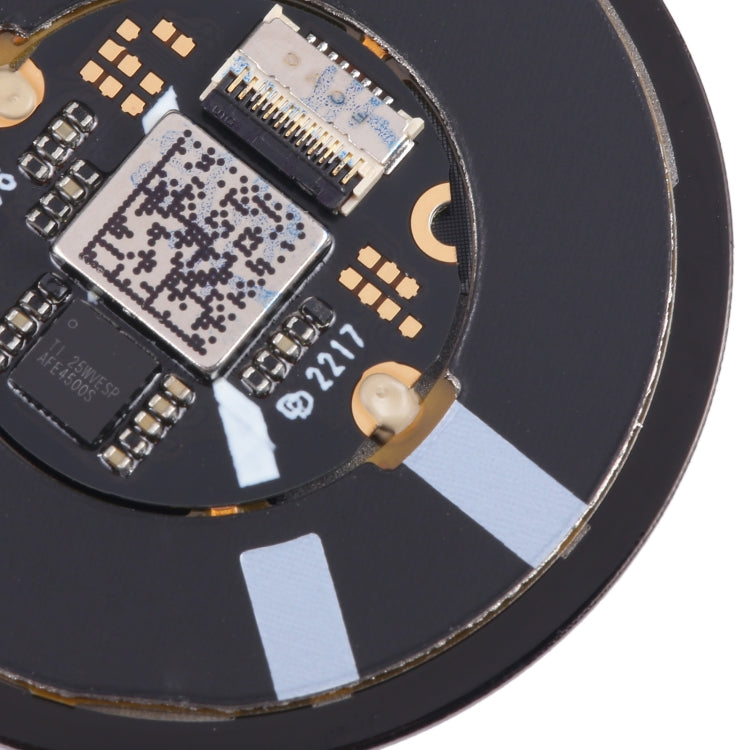 Pour Samsung Galaxy Watch4 Classic SM-R880 / R890 Coque arrière en verre d'origine avec fréquence cardiaque