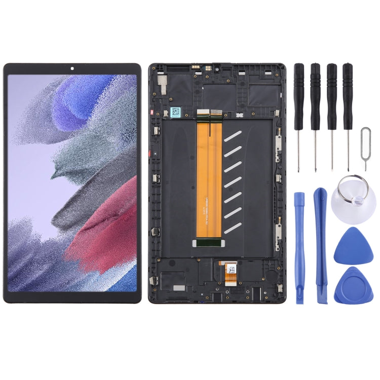 Pour Samsung Galaxy Tab A7 Lite SM-T220 WiFi édition originale écran LCD numériseur assemblage complet avec cadre