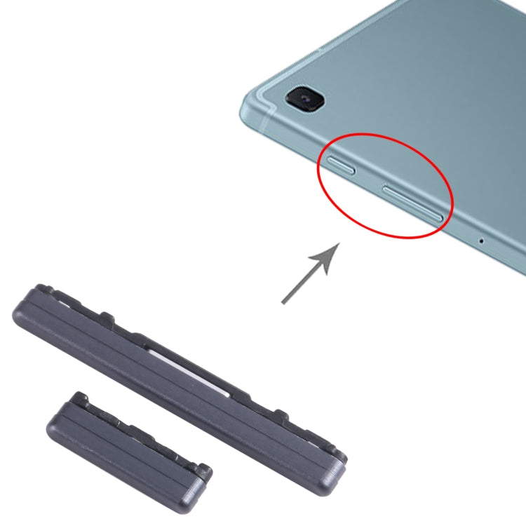 Pour Samsung Galaxy Tab S6 Lite SM-P610/P615 1 jeu de boutons d'alimentation d'origine + bouton de contrôle du Volume
