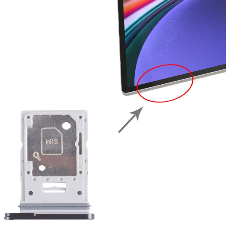 Tiroir Carte SIM + Micro SD pour Samsung Galaxy Tab S9+