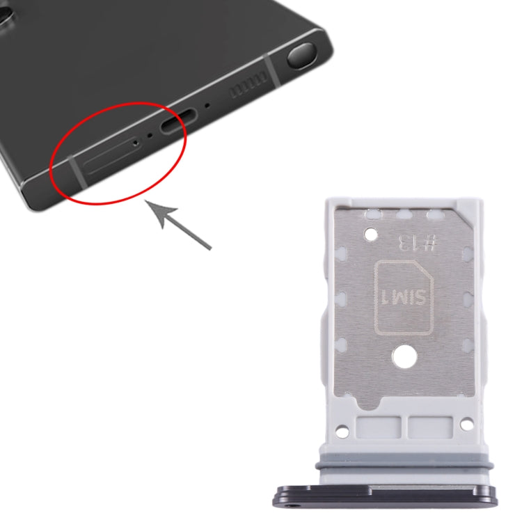 Pour Samsung Galaxy S24 / S24+ 5G SIM + Plateau pour carte SIM