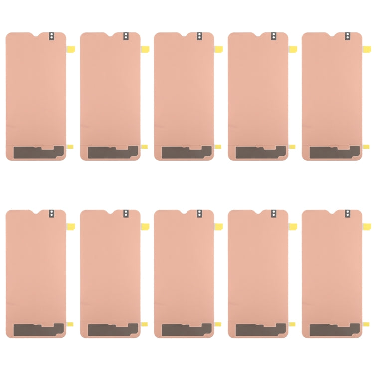 Pour Galaxy A20, 10 pièces, autocollants adhésifs arrière pour numériseur LCD