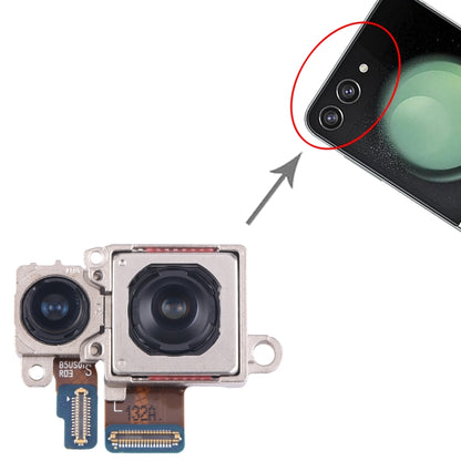 Pour ensemble de caméras Samsung Galaxy Z Flip5 SM-F731B (caméra large + arrière)