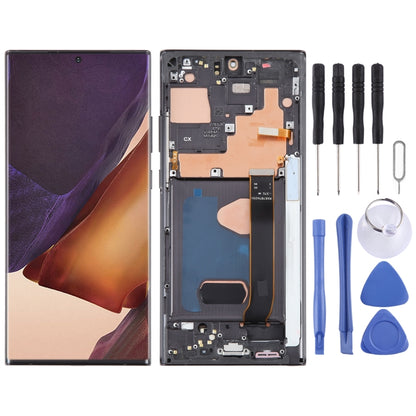 Pour Samsung Galaxy Note20 Ultra 5G SM-N986B 6.67 pouces OLED LCD écran numériseur assemblage complet avec cadre