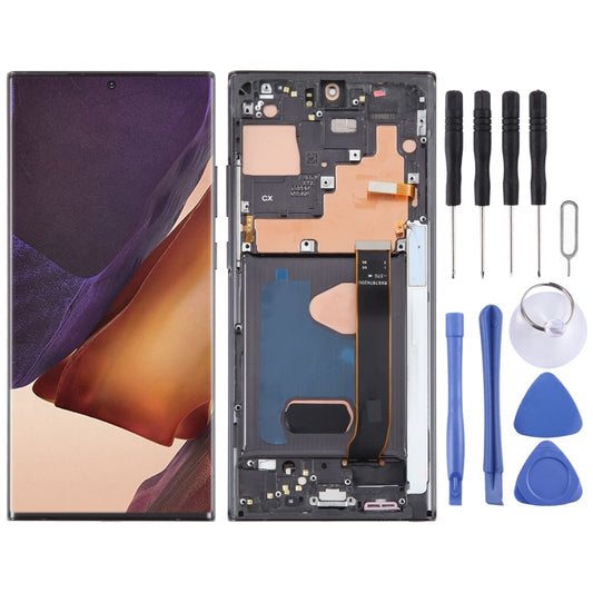 Pour Samsung Galaxy Note20 Ultra 5G SM-N986B 6.67 pouces OLED LCD écran numériseur assemblage complet avec cadre