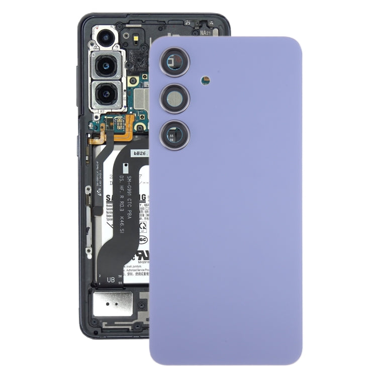 Couvercle arrière de batterie OEM pour Samsung Galaxy S24 SM-S921B, avec couvercle d'objectif d'appareil photo