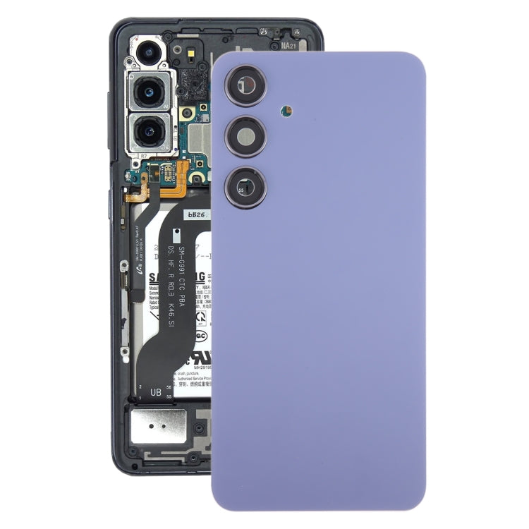 Couvercle arrière de batterie OEM pour Samsung Galaxy S24 + SM-S926B, avec couvercle d'objectif d'appareil photo, For Samsung Galaxy S24+(with Camera Lens)