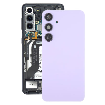 Couvercle arrière de batterie OEM pour Samsung Galaxy S24 + SM-S926B, avec couvercle d'objectif d'appareil photo, For Samsung Galaxy S24+(with Camera Lens)
