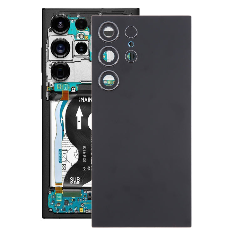 Couvercle arrière de batterie OEM pour Samsung Galaxy S24 Ultra SM-S928B, avec couvercle d'objectif d'appareil photo