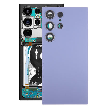 Couvercle arrière de batterie OEM pour Samsung Galaxy S24 Ultra SM-S928B, avec couvercle d'objectif d'appareil photo