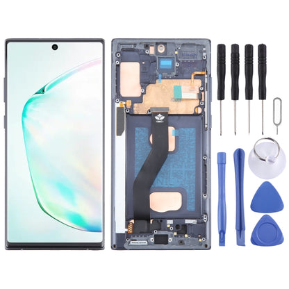 Pour Samsung Galaxy Note10 + SM-N975F Matériau TFT Écran LCD Numériseur Assemblage complet avec cadre, ne prenant pas en charge l'identification par empreinte digitale