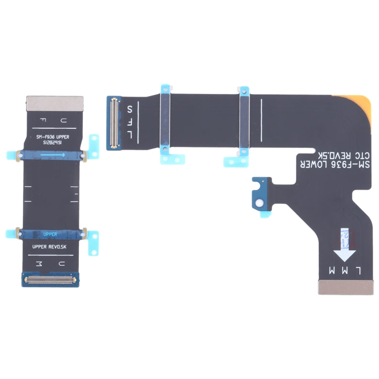 Pour Samsung Galaxy Z Fold4 SM-F936B 1 paire de câbles flexibles à axe de rotation