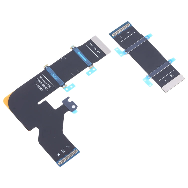 Pour Samsung Galaxy Z Fold4 SM-F936B 1 paire de câbles flexibles à axe de rotation