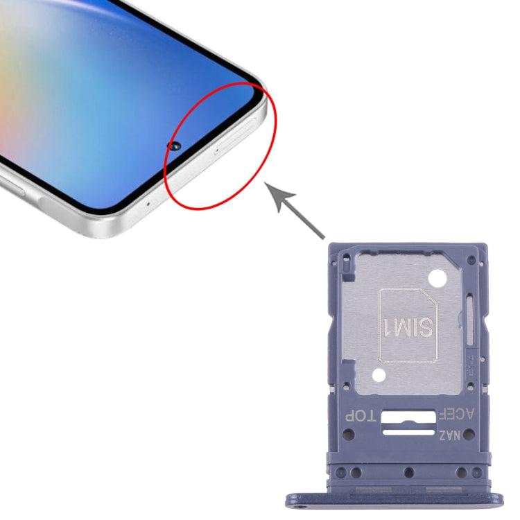 Pour Samsung Galaxy A35 SM-A356B Plateau de carte SIM + Plateau de carte SIM / Micro SD